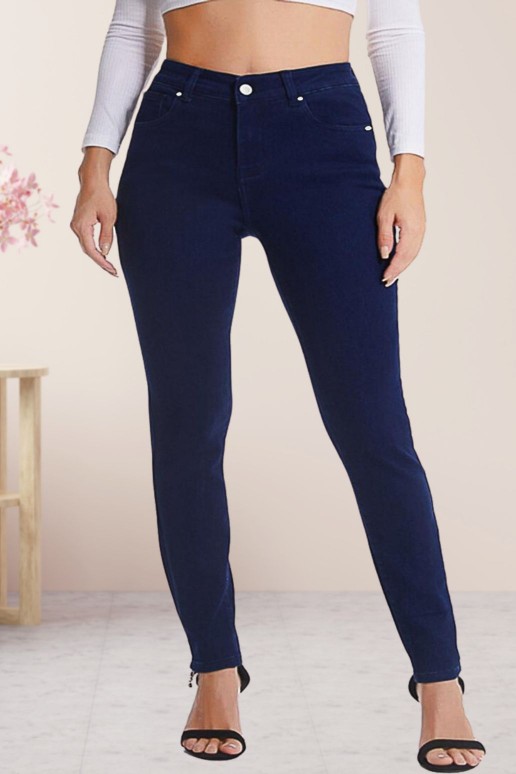 Clean skinny plus size jeans indigo superstrech