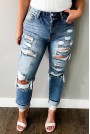Alice ripped maxi jeans