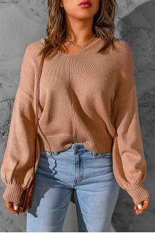 Modern plus size sweater with cutouts