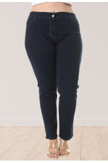 Elegant dark blue maxi jeans