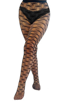 Diamond Pattern Net Tights