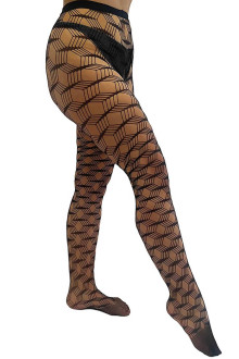 Diamond Pattern Net Tights