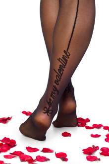 Tights "Be my Valentine"