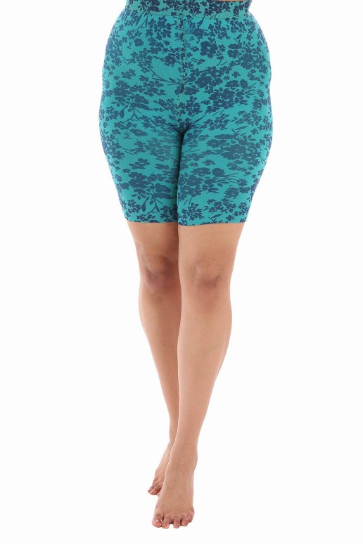 90 DEN Curvy Anti Chafing Shorts turquoise