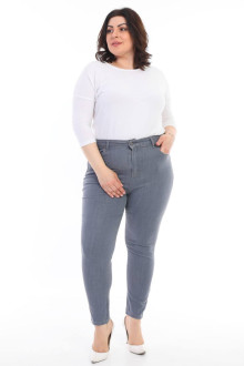 Super Skinny Gray Plus size Jeans