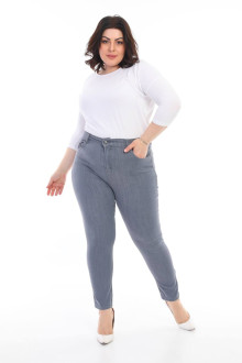 Super Skinny Gray Plus size Jeans