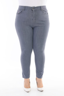 Super Skinny Gray Plus size Jeans