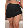 Black maxi skirt swimsuit bottom