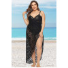 Lace plus size beach dress