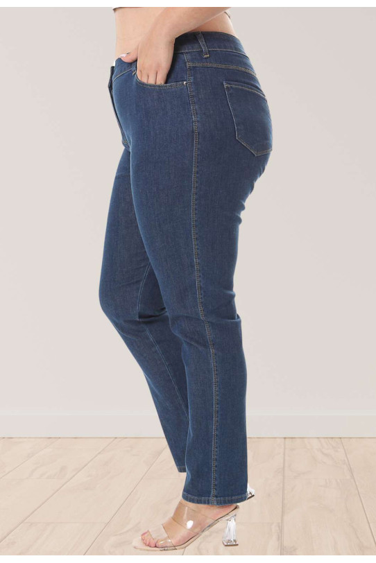 Elegant blue maxi jeans