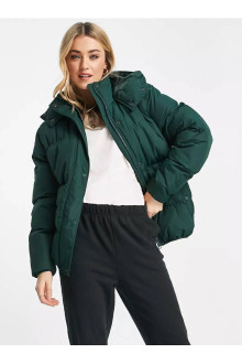 Oversize satin plus size down jacket