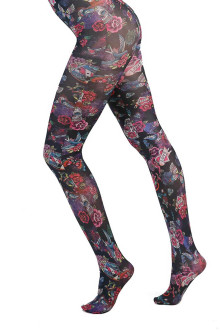 Sugar Skulls Printed Tights