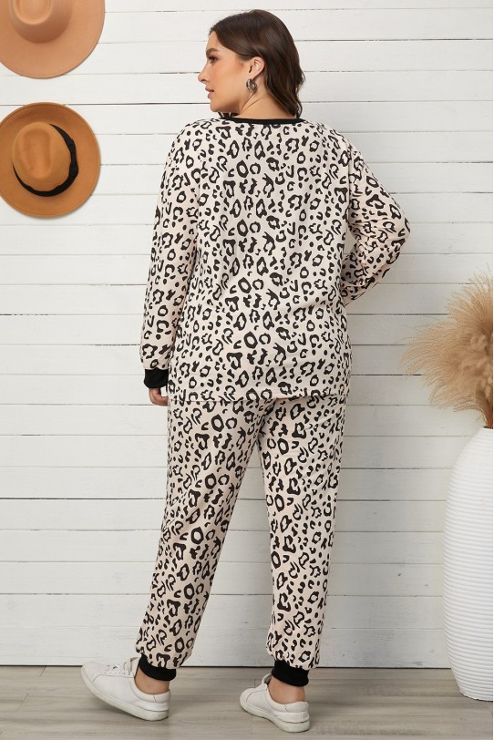 Домашен комплект / пижама в леопард