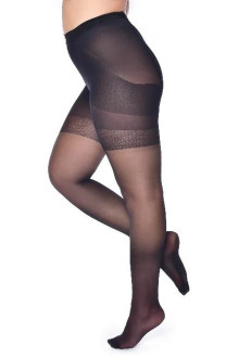 20 Denier Bum, Tum and Thigh Tights / Black