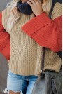 Модерен макси пуловер с висока яка