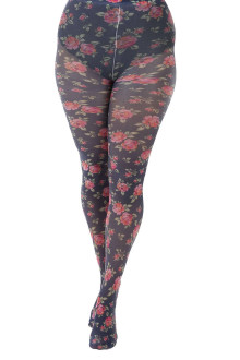 Ditsy Rose Printed Tights