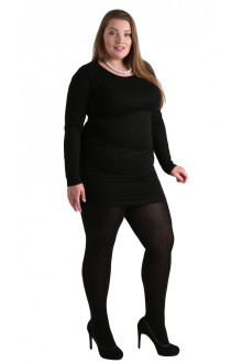 200 DEN plus size tights made of microfiber