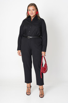 Elegant plus size pants in black