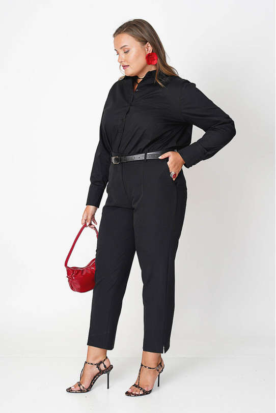 Elegant plus size pants in black