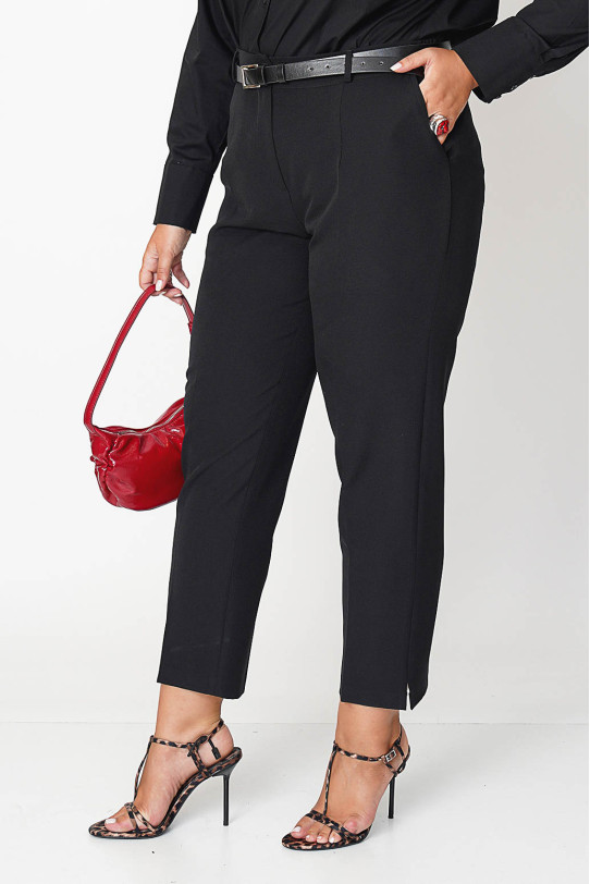 Elegant plus size pants in black