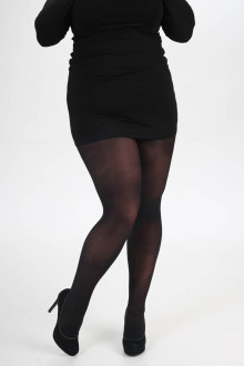 50 DEN black plus size tights