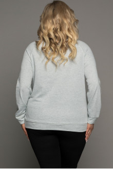 Gray plus size sweatshirt Halloween