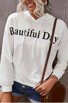 Beautiful Day White Plus size Sweatshirt