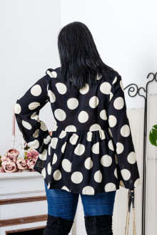 OVERSIZED POLKA DOT SHIRT