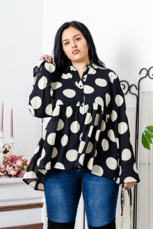 OVERSIZED POLKA DOT SHIRT