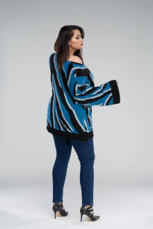 ZEBRA INTARSIA TUNIC