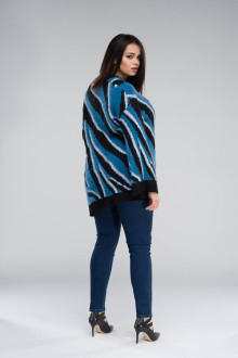 ZEBRA INTARSIA TUNIC