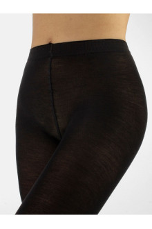 MERINO WOOL TIGHTS - 100 DEN, black