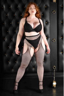 Entice Fishnet Bodyfree Suspender