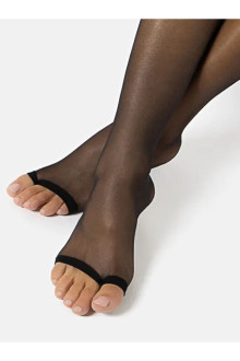 TOELESS TIGHTS - 10 DEN