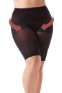 Anti chafing thigh and tummy tuck in black