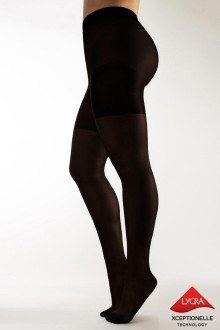 60 DEN Black Opaque Curvy Tights