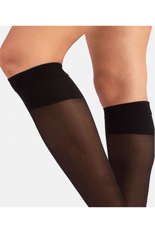 Socks with COMPRESSION - 40 DEN, black, pack of 3 pcs.