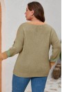Красив макси пуловер в пастелни цветове с ресни