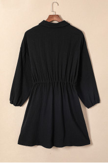 Black plus size dress