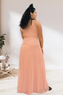 CAMI MAXI DRESS WITH TRIMS