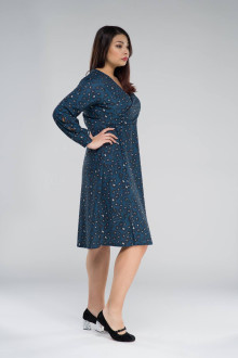 BUTTON WRAP DRESS IN LEOAPRD PRINT