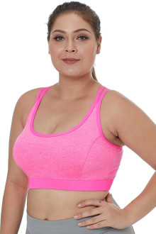 Rosy Double Straps Plus size Sports Bra