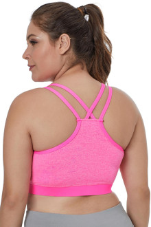 Rosy Double Straps Plus size Sports Bra